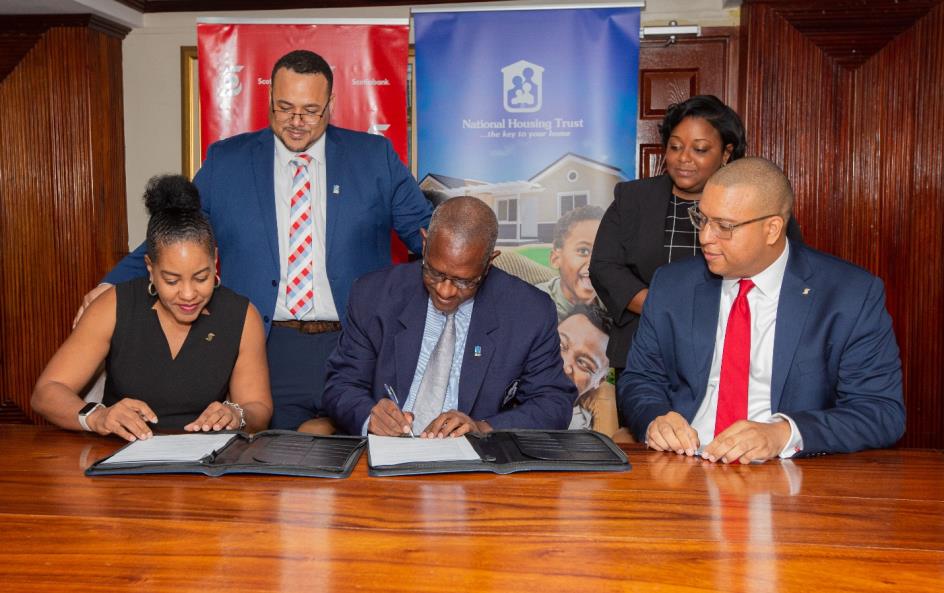 SCOTIABANK SIGNS AS NHT’S NEWEST MORTGAGE FINANCING PARTNER